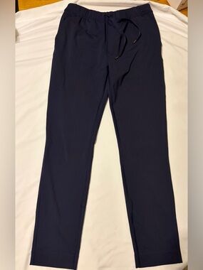 Lululemon navy blue joggers with drawstring waistband Size 2 #athleisure